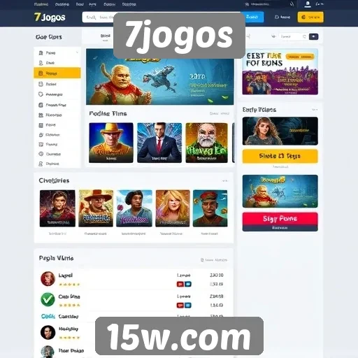 Avaliação da interface do usuário no site 7jogos